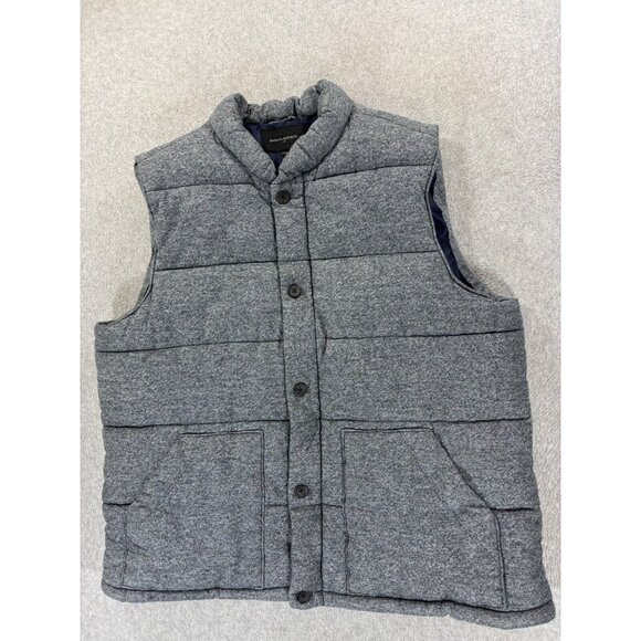Banana Republic‎ Insulated Puffer Jacket Vest (Men's 2XL) Blue/Gray - Picture 1 of 12